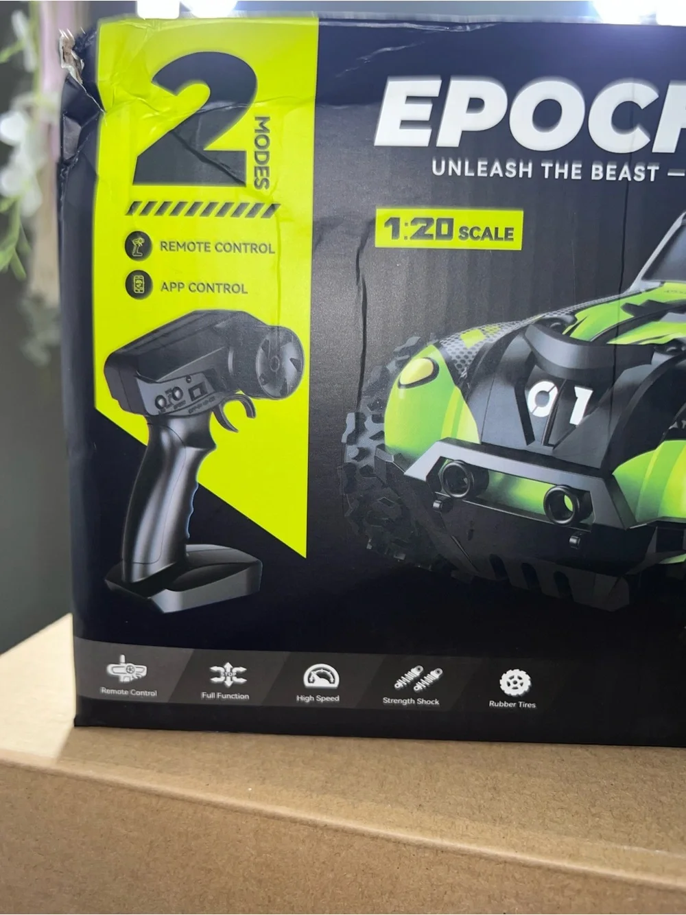 Epoch Racing Lime Green Remote Control Stunt Car